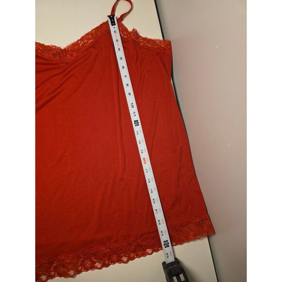 Y2K Lace Red Camisole Cami Top Layering Plus Size 3x Casual Bella  Undershirt - Picture 6 of 7